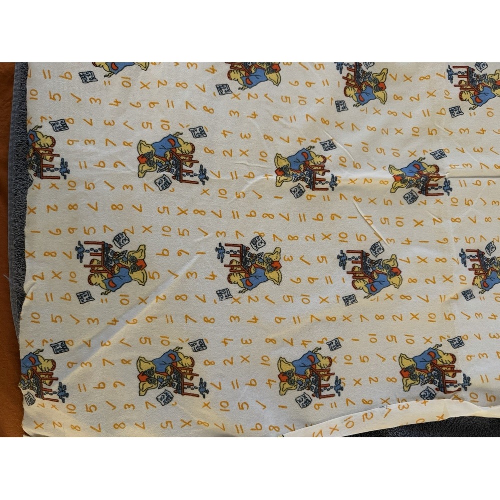Sewing‎ material, elephant school desk, cute, 72x54 double sided